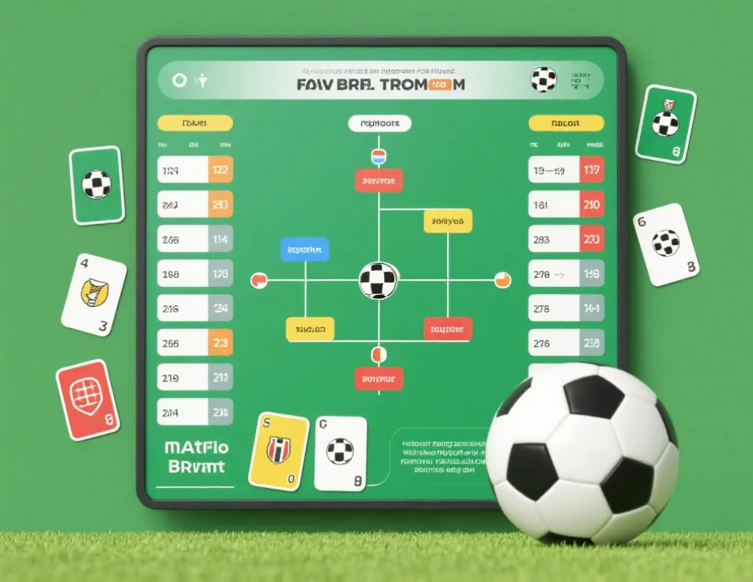 世界杯赛程表与结果展示示意图